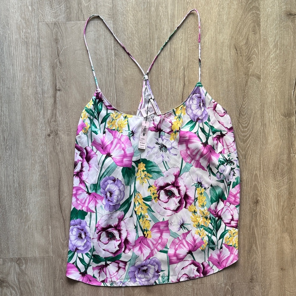 Victoria's Secret Pink and Purple Floral Camisole